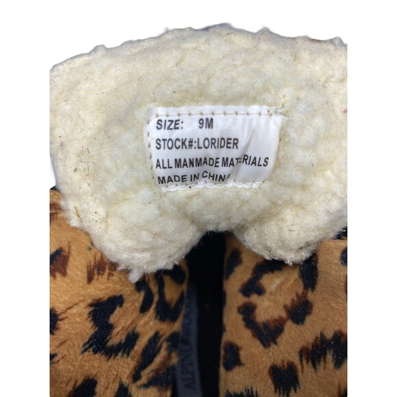 Alpine Woods Insulated Duck Boots Women's Rider Midi Inner Leopard Print Size 9M - Picture 8 of 11